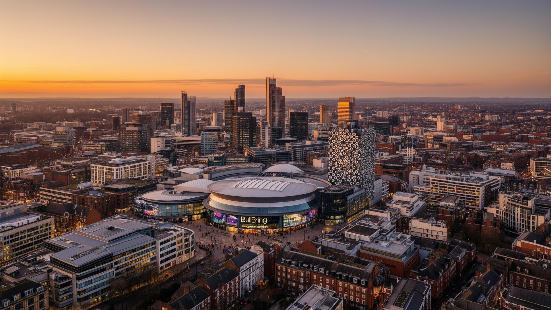 Birmingham city skyline — professional bed bug removal across all B postcodes