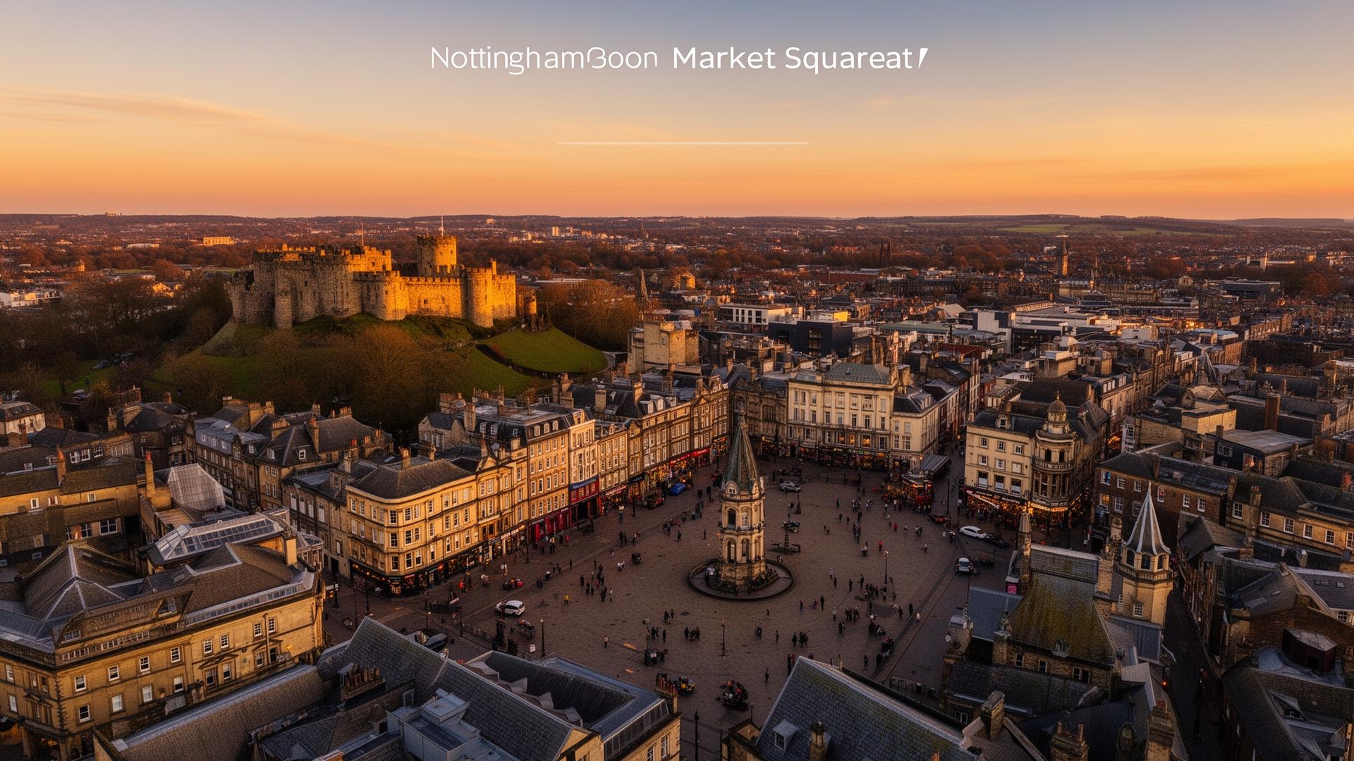 Nottingham city skyline with historic architecture — bed bug removal across all NG postcodes